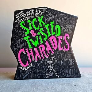 Sick & Twisted Charades Party Game, Adult Fun Humor & Entertainment